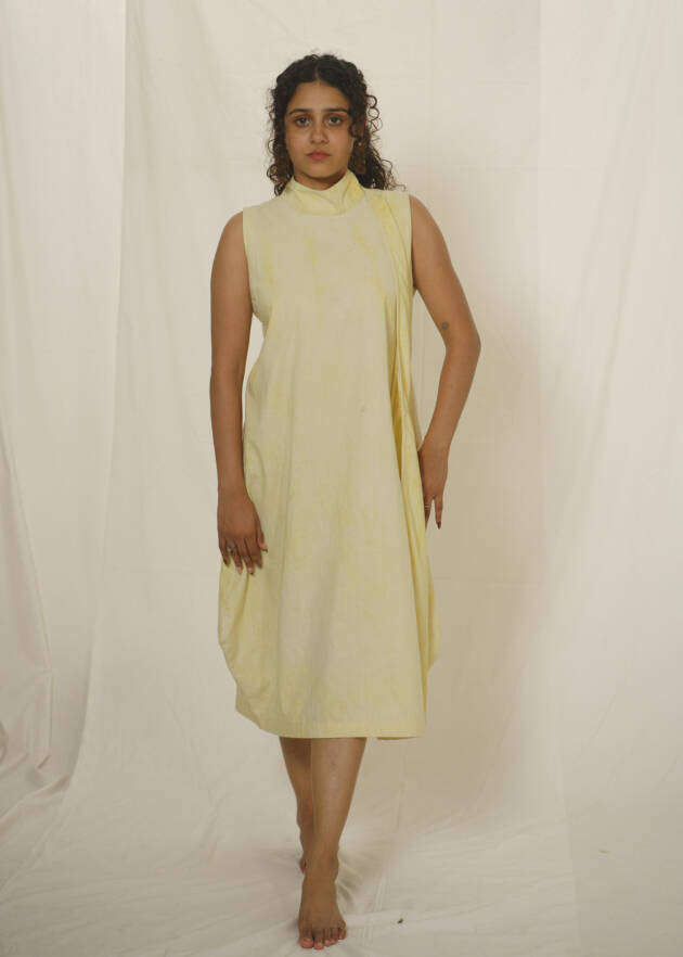 Hemlock loose fit dress hand dyed from Hibiscus flowers